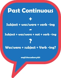 Past continuous statements