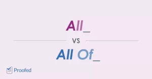 گرامر all و all of