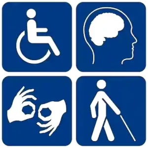 لغات مربوط به disability