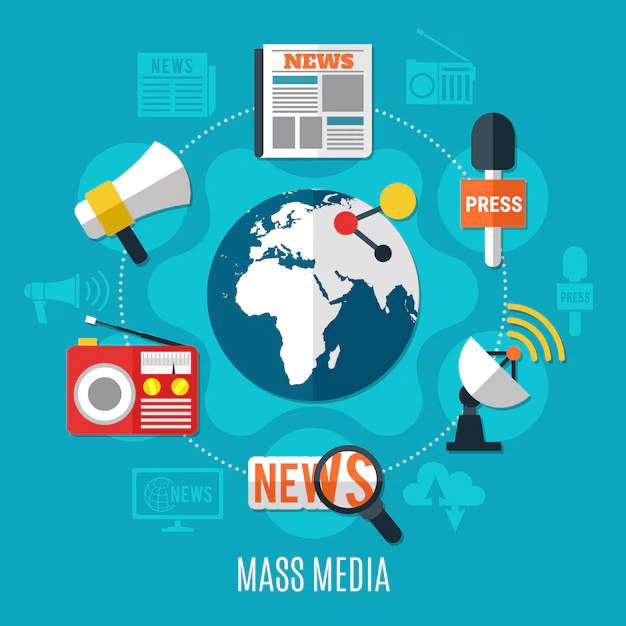 لغات مرببوط به mass media